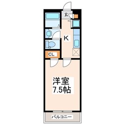 プレステージ上熊本の物件間取画像